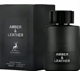 MAISON ALHAMBRA  AMBER & LEATHER  100ML EDP