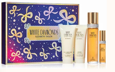ELIZABETH  TAYLOR WHITE  DIAMONDS 2PCS