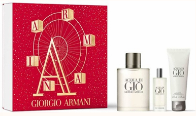 GIORGIO ARMANI  SET ACQUA DI GIO  EDT 3 PIEZAS