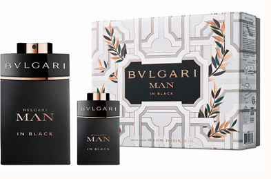 BVLGARI MAN IN  BLACK 2 PCS